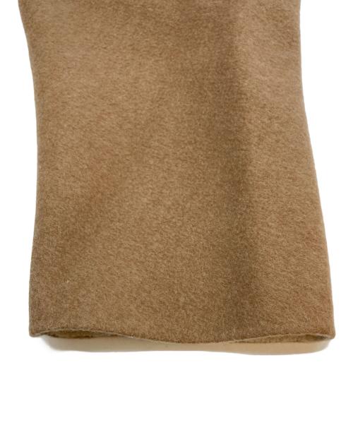 DoCLASSE（ドゥクラッセ）DoCLASSE (ドゥクラッセ) カシミヤ混ウールリバーコート ブラウン サイズ:SIZE 15の古着・服飾アイテム