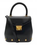 Salvatore Ferragamoサルヴァトーレ フェラガモ）の古着「ハンドバッグ」｜ブラック
