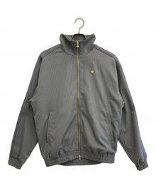 adidas（アディダス）の古着「ファイヤーバード ルーズ ピンストライプ トラックトップ」｜グレー