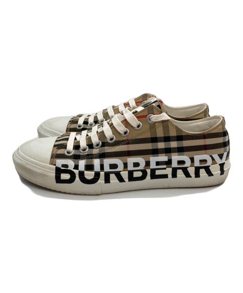 BURBERRY（バーバリー）BURBERRY (バーバリー) スニーカー ブラウン サイズ:42.5の古着・服飾アイテム
