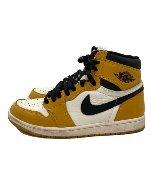 NIKE（ナイキ）NIKE (ナイキ) AIR JORDAN 1 RETRO HIGH OG ブラウン×ホワイト サイズ:SIZE 26cmの古着・服飾アイテム