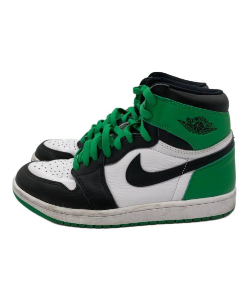 NIKE（ナイキ）NIKE (ナイキ) Air Jordan 1 Retro High OG ホワイト×ブラック×グリーン サイズ:SIZE 26cmの古着・服飾アイテム