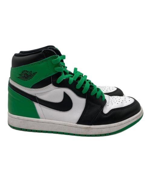 NIKE（ナイキ）NIKE (ナイキ) Air Jordan 1 Retro High OG ホワイト×ブラック×グリーン サイズ:SIZE 26cmの古着・服飾アイテム