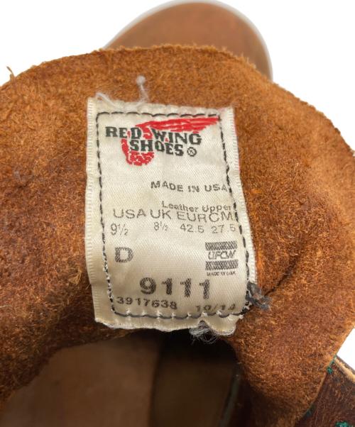 RED WING（レッドウィング）RED WING (レッドウィング) CLASSIC ROUND ブラウン サイズ:SIZE 9 1/2の古着・服飾アイテム