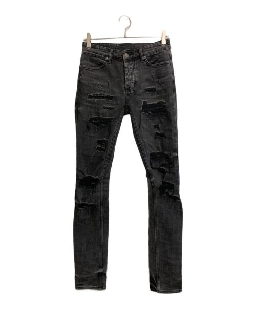 Ksubi（スビ）Ksubi (スビ) ダメージデニムパンツ ブラック サイズ:28の古着・服飾アイテム
