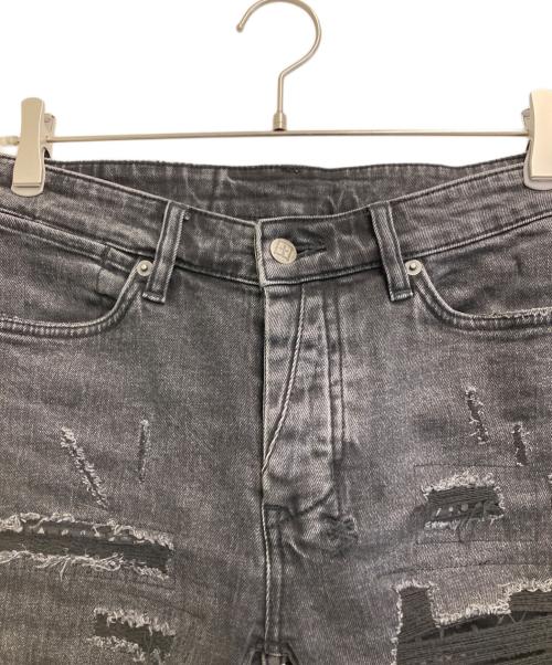 Ksubi（スビ）Ksubi (スビ) ダメージデニムパンツ ブラック サイズ:28の古着・服飾アイテム