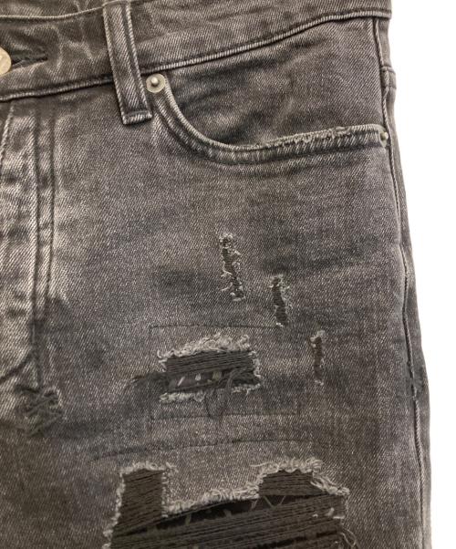 Ksubi（スビ）Ksubi (スビ) ダメージデニムパンツ ブラック サイズ:28の古着・服飾アイテム