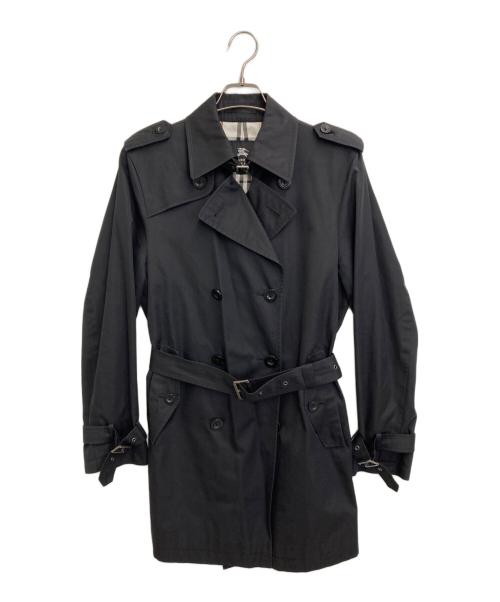 BURBERRY BLACK LABEL（バーバリーブラックレーベル）BURBERRY BLACK LABEL (バーバリーブラックレーベル) トレンチコート ブラック サイズ:Mの古着・服飾アイテム