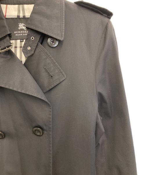 BURBERRY BLACK LABEL（バーバリーブラックレーベル）BURBERRY BLACK LABEL (バーバリーブラックレーベル) トレンチコート ブラック サイズ:Mの古着・服飾アイテム
