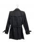 BURBERRY BLACK LABEL (バーバリーブラックレーベル) トレンチコート ブラック サイズ:M：10000円