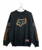 SUPREME×FOX RACINGシュプリーム×フォックスレーシング）の古着「25AW Fox Racing Sweater」｜ブラック