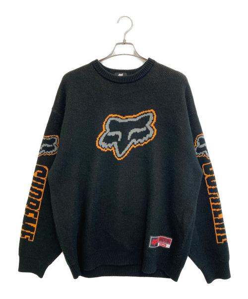 SUPREME（シュプリーム）SUPREME (シュプリーム) FOX RACING (フォックスレーシング) 25AW Fox Racing Sweater ブラック サイズ:XLの古着・服飾アイテム