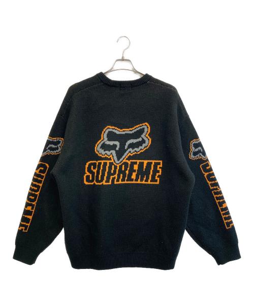 SUPREME（シュプリーム）SUPREME (シュプリーム) FOX RACING (フォックスレーシング) 25AW Fox Racing Sweater ブラック サイズ:XLの古着・服飾アイテム