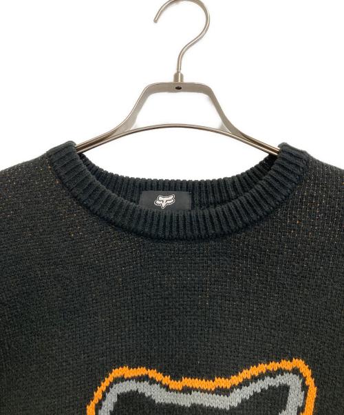 SUPREME（シュプリーム）SUPREME (シュプリーム) FOX RACING (フォックスレーシング) 25AW Fox Racing Sweater ブラック サイズ:XLの古着・服飾アイテム