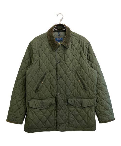POLO RALPH LAUREN（ポロ・ラルフローレン）POLO RALPH LAUREN (ポロ・ラルフローレン) キルティングジャケット カーキ サイズ:XLの古着・服飾アイテム