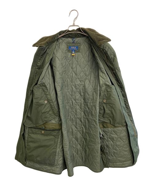 POLO RALPH LAUREN（ポロ・ラルフローレン）POLO RALPH LAUREN (ポロ・ラルフローレン) キルティングジャケット カーキ サイズ:XLの古着・服飾アイテム