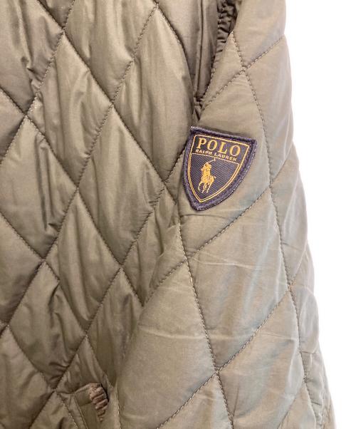 POLO RALPH LAUREN（ポロ・ラルフローレン）POLO RALPH LAUREN (ポロ・ラルフローレン) キルティングジャケット カーキ サイズ:XLの古着・服飾アイテム