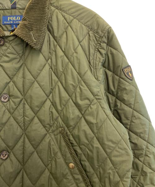 POLO RALPH LAUREN（ポロ・ラルフローレン）POLO RALPH LAUREN (ポロ・ラルフローレン) キルティングジャケット カーキ サイズ:XLの古着・服飾アイテム