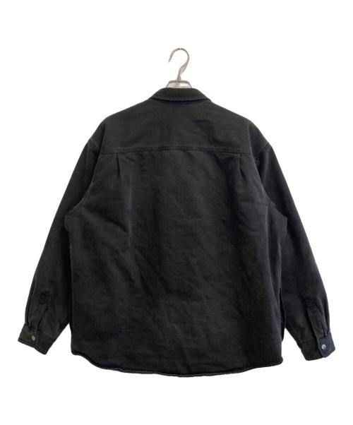 SUPREME（シュプリーム）SUPREME (シュプリーム) 25AW Quilted Lined Denim Snap Shirt ブラック サイズ:XLの古着・服飾アイテム