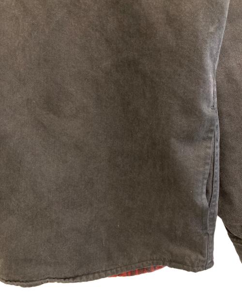 SUPREME（シュプリーム）SUPREME (シュプリーム) 25AW Quilted Lined Denim Snap Shirt ブラック サイズ:XLの古着・服飾アイテム