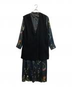 Ameriアメリ）の古着「UND NEVAEH VEST SET DRESS」｜ブラック
