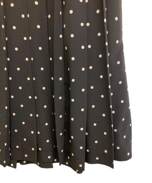 COMME des GARCONS tricot（コムデギャルソントリコ）COMME des GARCONS tricot (コムデギャルソントリコ) ドットスカート ブラック×ホワイト サイズ:Sの古着・服飾アイテム