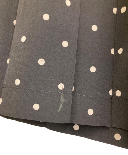 COMME des GARCONS tricot（コムデギャルソントリコ）COMME des GARCONS tricot (コムデギャルソントリコ) ドットスカート ブラック×ホワイト サイズ:Sの古着・服飾アイテム