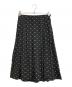 COMME des GARCONS tricot（コムデギャルソントリコ）の古着「ドットスカート」｜ブラック×ホワイト
