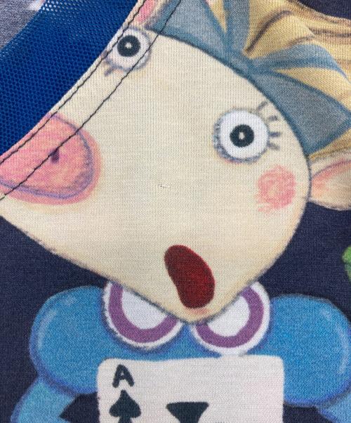 OLLEBOREBLA（アルベロベロ）OLLEBOREBLA (アルベロベロ) 総柄カットソー ブルー サイズ:ＦＲＥＥの古着・服飾アイテム