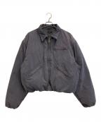 BEAMSビームス）の古着「ワイドショートフィット フェードダック ダウンジャケット」｜グレー