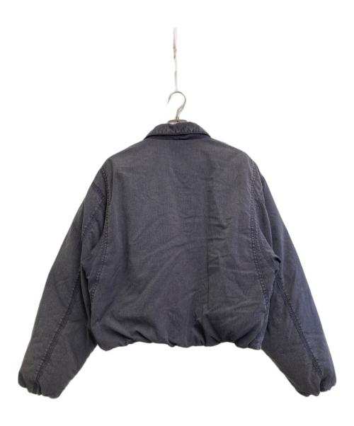 BEAMS（ビームス）BEAMS (ビームス) ワイドショートフィット フェードダック ダウンジャケット グレー サイズ:-の古着・服飾アイテム