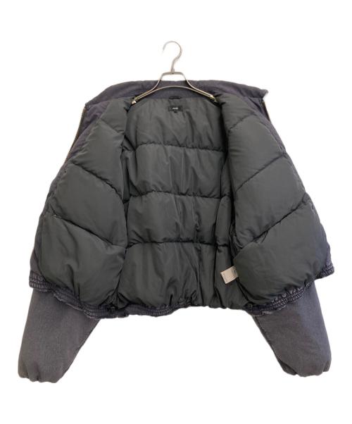BEAMS（ビームス）BEAMS (ビームス) ワイドショートフィット フェードダック ダウンジャケット グレー サイズ:-の古着・服飾アイテム