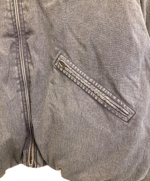 BEAMS（ビームス）BEAMS (ビームス) ワイドショートフィット フェードダック ダウンジャケット グレー サイズ:-の古着・服飾アイテム