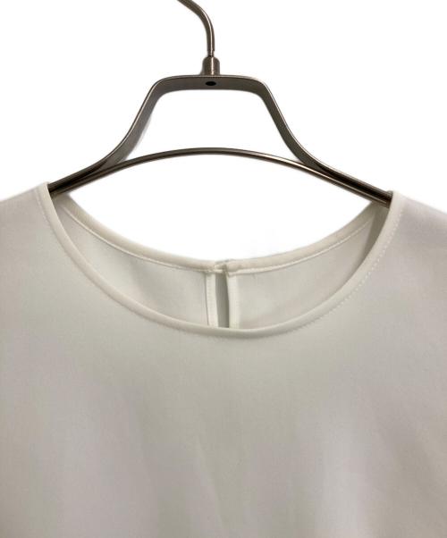 Aveniretoile（アベニールエトワール）Aveniretoile (アベニールエトワール) ギャザー切替パフスリーブブラウス ホワイト サイズ:36の古着・服飾アイテム