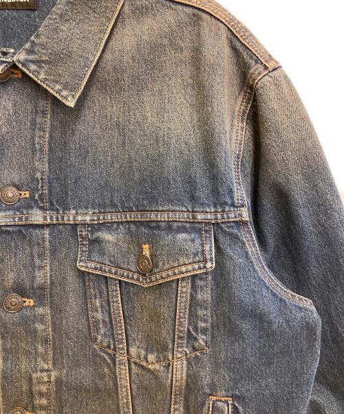 BALENCIAGA（バレンシアガ）BALENCIAGA (バレンシアガ) バックロゴデニムジャケット インディゴ サイズ:48の古着・服飾アイテム