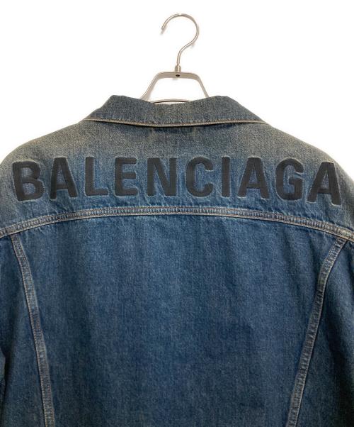 BALENCIAGA（バレンシアガ）BALENCIAGA (バレンシアガ) バックロゴデニムジャケット インディゴ サイズ:48の古着・服飾アイテム