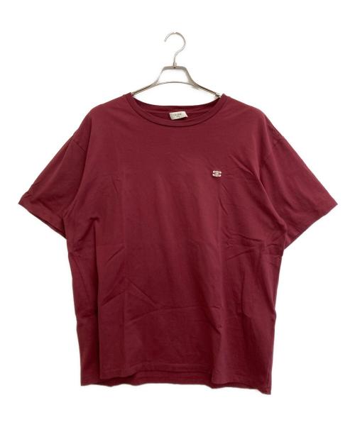 CELINE（セリーヌ）CELINE (セリーヌ) トリオンフ ルーズTシャツ ボルドー サイズ:XLの古着・服飾アイテム