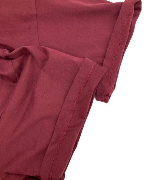 CELINE（セリーヌ）CELINE (セリーヌ) トリオンフ ルーズTシャツ ボルドー サイズ:XLの古着・服飾アイテム