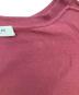 中古・古着 CELINE (セリーヌ) トリオンフ ルーズTシャツ ボルドー サイズ:XL：30000円