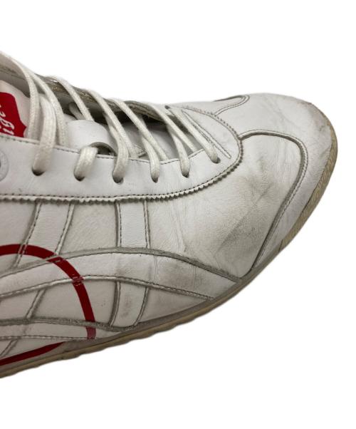 Onitsuka Tiger（オニツカタイガー）Onitsuka Tiger (オニツカタイガー) VALENTINO (ヴァレンティノ) レザーローカットスニーカー ホワイト サイズ:27ｃｍの古着・服飾アイテム