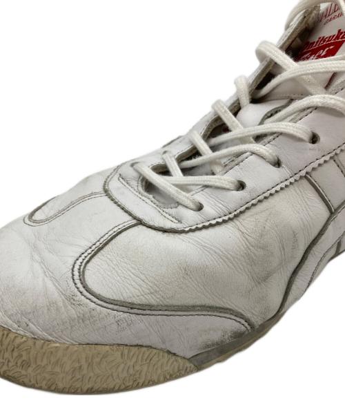 Onitsuka Tiger（オニツカタイガー）Onitsuka Tiger (オニツカタイガー) VALENTINO (ヴァレンティノ) レザーローカットスニーカー ホワイト サイズ:27ｃｍの古着・服飾アイテム