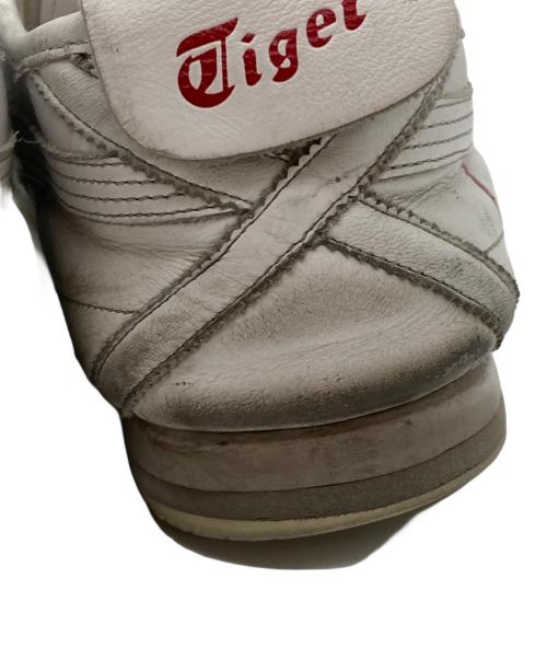 Onitsuka Tiger（オニツカタイガー）Onitsuka Tiger (オニツカタイガー) VALENTINO (ヴァレンティノ) レザーローカットスニーカー ホワイト サイズ:27ｃｍの古着・服飾アイテム