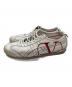 Onitsuka Tiger (オニツカタイガー) VALENTINO (ヴァレンティノ) レザーローカットスニーカー ホワイト サイズ:27ｃｍ：8000円