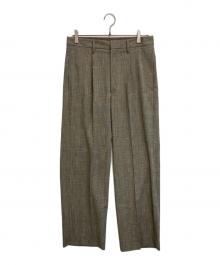 nano・universe（ナノ・ユニバース）の古着「スラックス」｜ブラウン