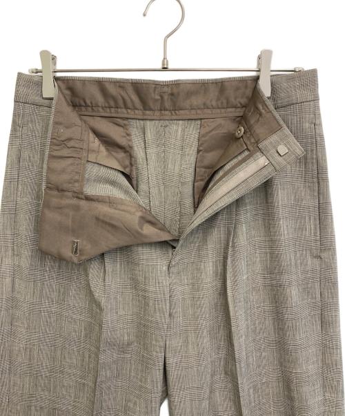 nano・universe（ナノ・ユニバース）nano・universe (ナノ・ユニバース) スラックス ブラウン サイズ:Mの古着・服飾アイテム