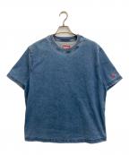 DIESELディーゼル）の古着「ジョグファブリックデニムTシャツ」｜ブルー