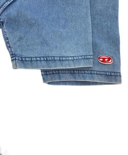 DIESEL（ディーゼル）DIESEL (ディーゼル) ジョグファブリックデニムTシャツ ブルー サイズ:XLの古着・服飾アイテム