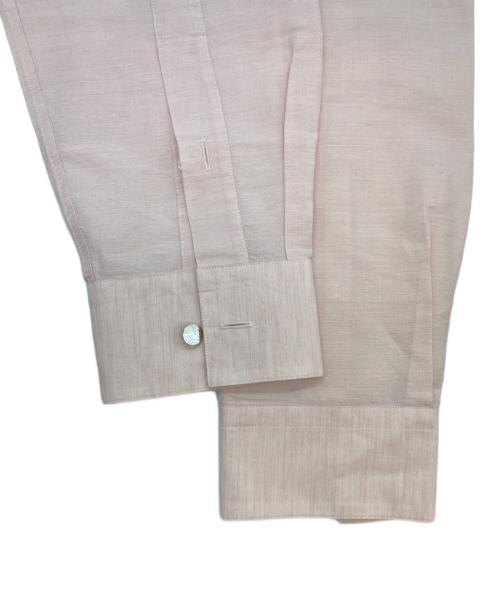 HERMES（エルメス）HERMES (エルメス) セリエボタンリネンシャツ ピンク サイズ:43の古着・服飾アイテム
