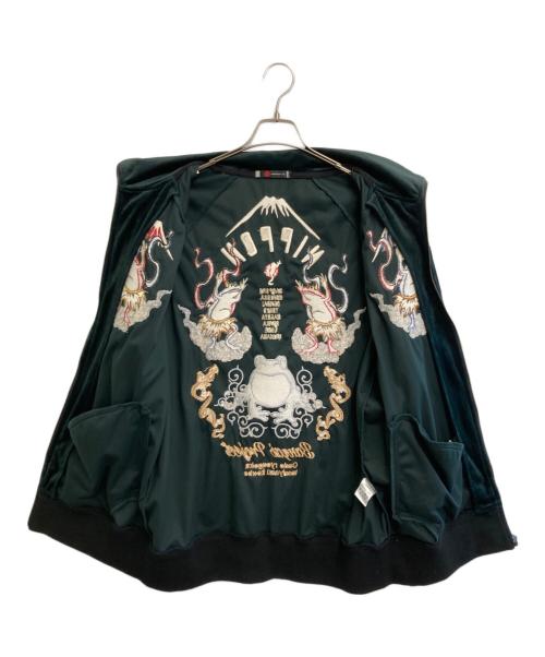 SANMARUICHI（サンマルイチ）SANMARUICHI (サンマルイチ) ベロアスーベニアジャケット グリーン サイズ:XXLの古着・服飾アイテム