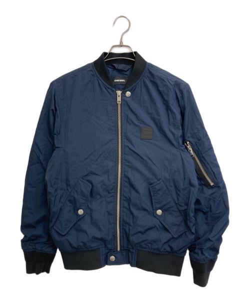 DIESEL（ディーゼル）DIESEL (ディーゼル) フライトジャケット ブルー サイズ:SIZE Sの古着・服飾アイテム